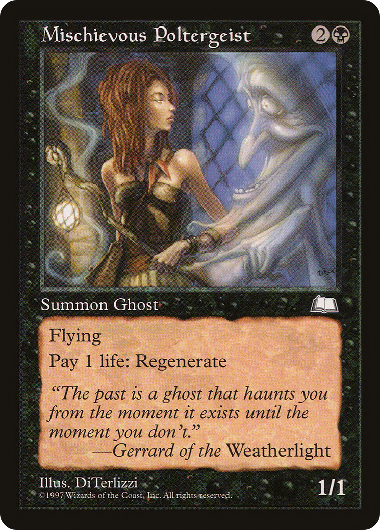 Mischievous Poltergeist (WTH-)  - Weatherlight