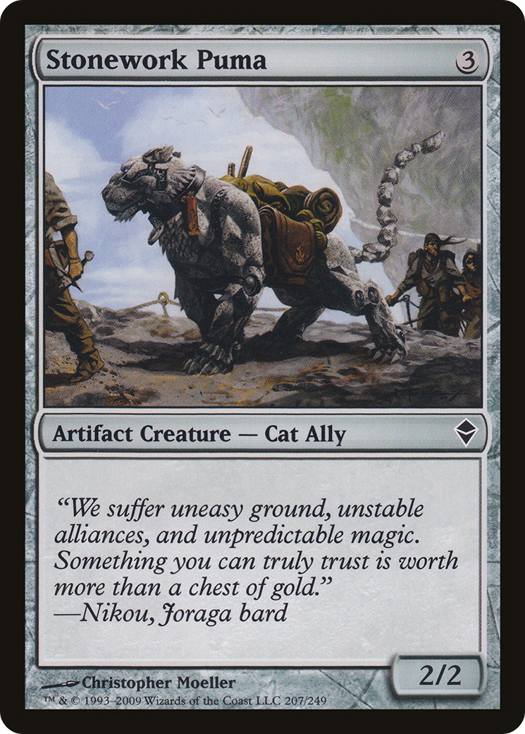 Stonework Puma (ZEN-207)  - Zendikar