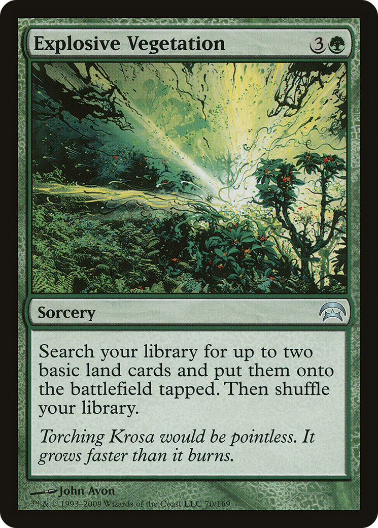 Explosive Vegetation (HOP-070)  - Planechase
