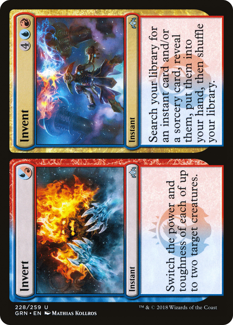 Invert // Invent (GRN-228)  Foil - Guilds of Ravnica
