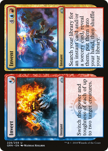 Invert // Invent (GRN-228)  Foil - Guilds of Ravnica