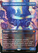 Sphinx of Forgotten Lore (Borderless) (Mana Foil) (FDN-380)  Foil - Foundations