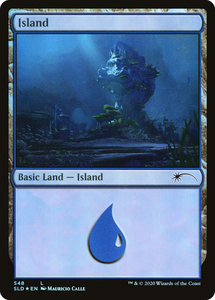 Island (548) (SLD-548)  Foil - Secret Lair Drop