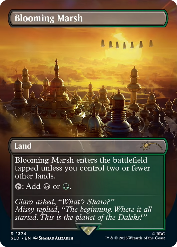 Blooming Marsh (SLD-1374) - Secret Lair Drop (Borderless) Foil