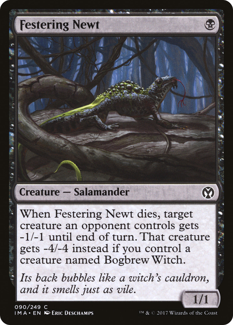 Festering Newt (IMA-090)  Foil - Iconic Masters