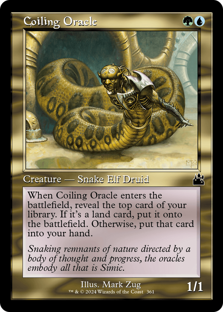 Coiling Oracle (Retro Frame) (RVR-361)  - Ravnica Remastered