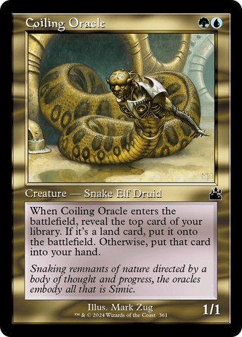 Coiling Oracle (Retro Frame) (RVR-361)  - Ravnica Remastered