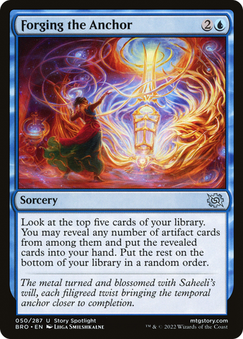 Forging the Anchor (BRO-050)  Foil - The Brothers' War
