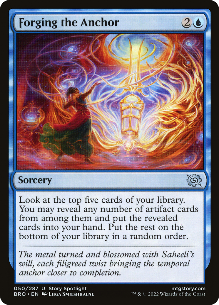 Forging the Anchor (BRO-050)  Foil - The Brothers' War
