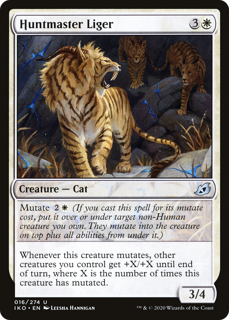 Huntmaster Liger (IKO-016)  - Ikoria: Lair of Behemoths