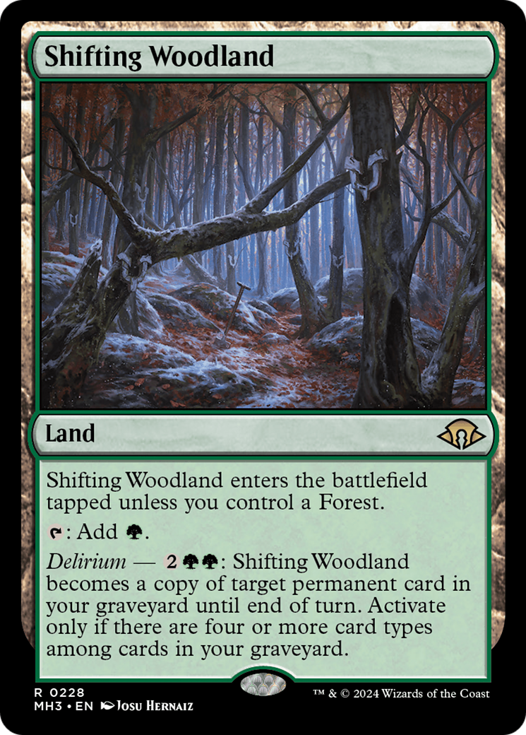 Shifting Woodland (MH3-228)  Foil - Modern Horizons 3