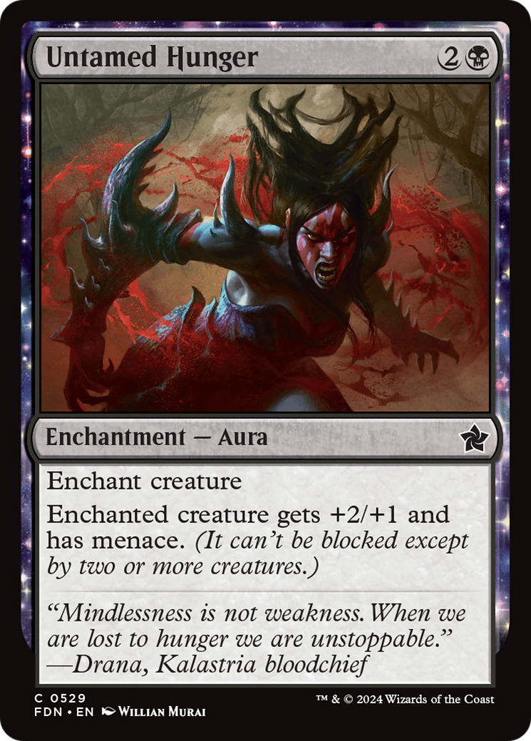 Untamed Hunger (FDN-529)  - Foundations: (enchantment)