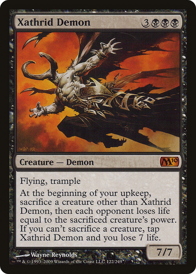 Xathrid Demon (M10-122)  Foil - Magic 2010