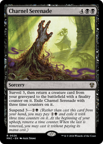 Charnel Serenade (MKC-026)  - Murders at Karlov Manor Commander