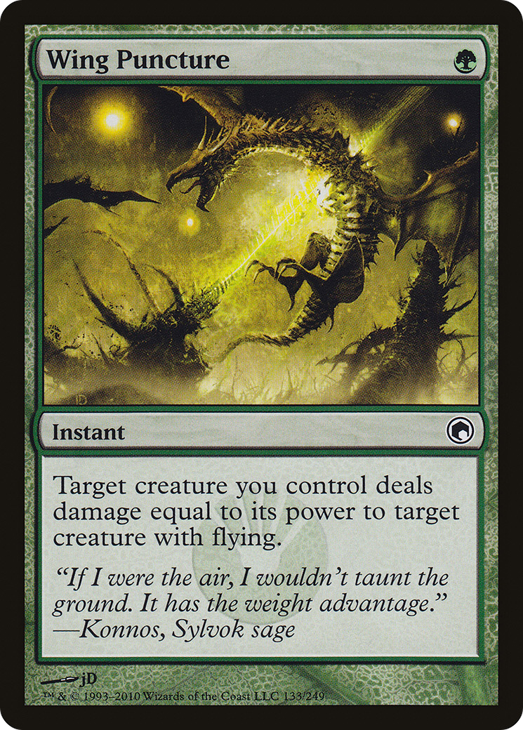 Wing Puncture (SOM-133)  Foil - Scars of Mirrodin