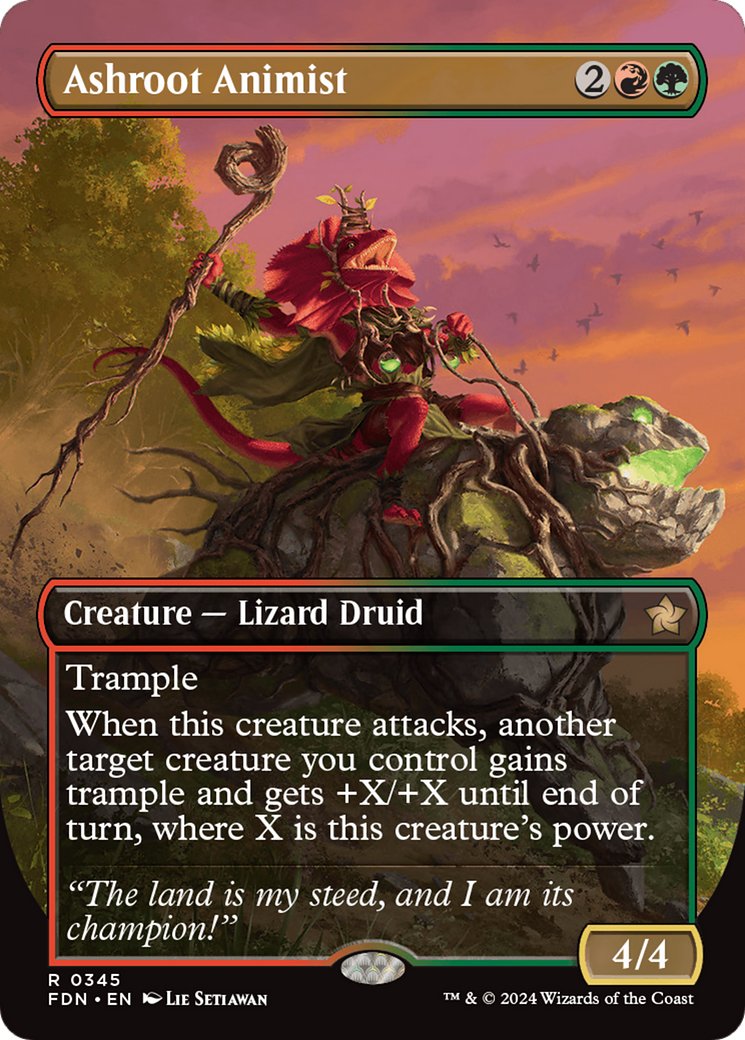 Ashroot Animist (FDN-345)  - Foundations (Borderless)