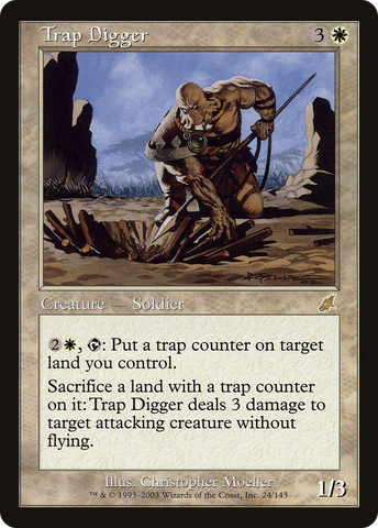 Trap Digger (SCG-024) - Scourge Foil