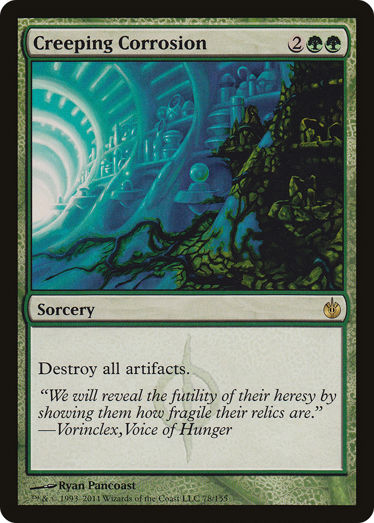 Creeping Corrosion (MBS-078)  - Mirrodin Besieged