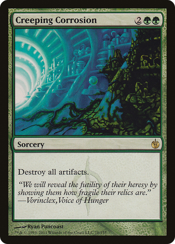 Creeping Corrosion (MBS-078)  - Mirrodin Besieged