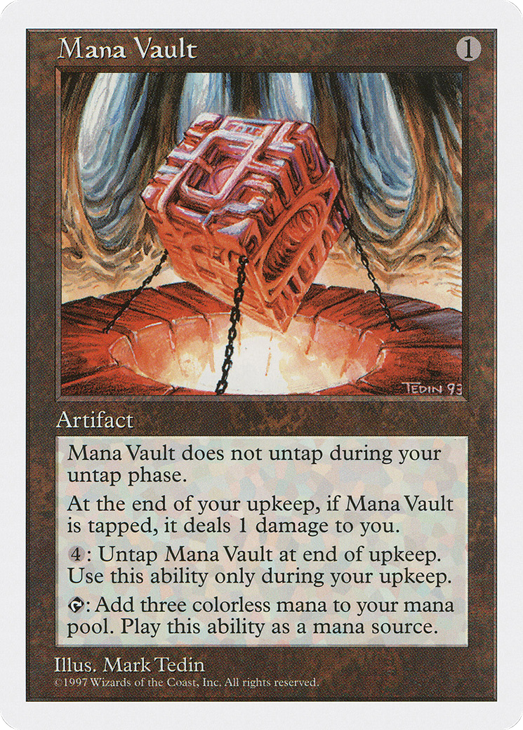 Mana Vault (5ED-388)  - Fifth Edition