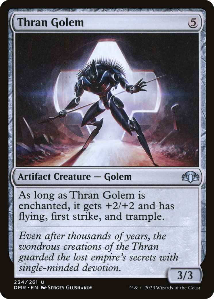 Thran Golem (DMR-234)  Foil - Dominaria Remastered