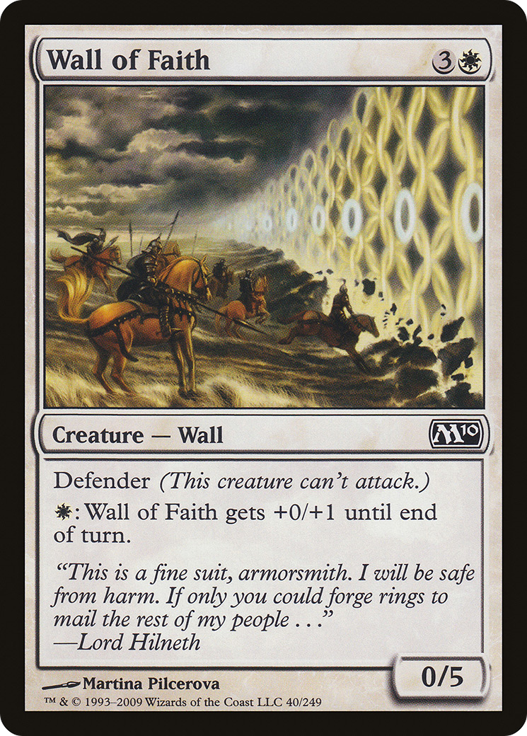 Wall of Faith (M10-040)  - Magic 2010