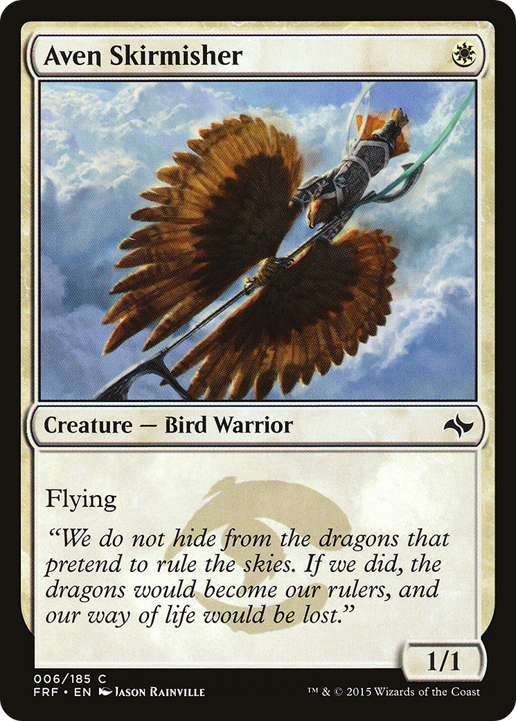 Aven Skirmisher (FRF-006)  Foil - Fate Reforged