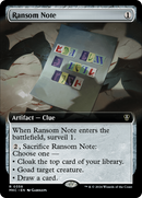 Ransom Note (0358) (Extended Art) (MKC-358)  - Murders at Karlov Manor Commander: (Extended Art)