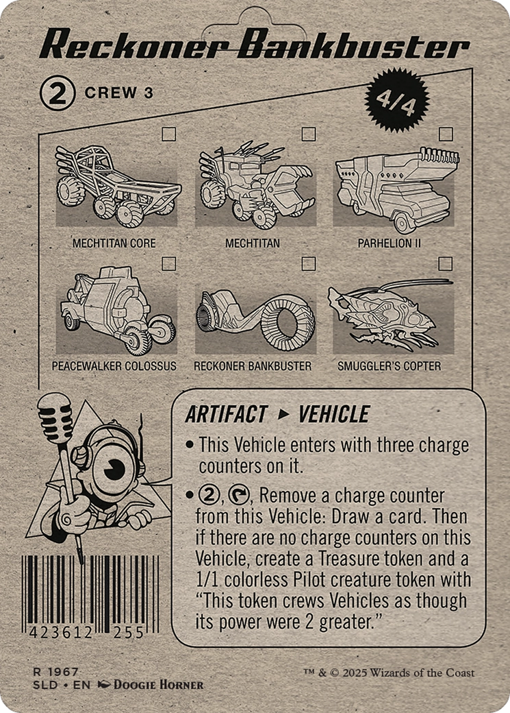 Reckoner Bankbuster // Reckoner Bankbuster (SLD-1967) - Secret Lair Drop (Borderless)