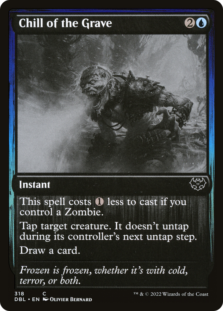 Chill of the Grave (DBL-318)  Foil - Innistrad: Double Feature