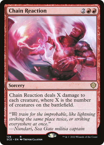 Chain Reaction (SCD-126)  - Starter Commander Decks