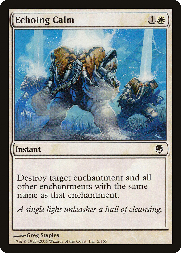 Echoing Calm (DST-002)  Foil - Darksteel