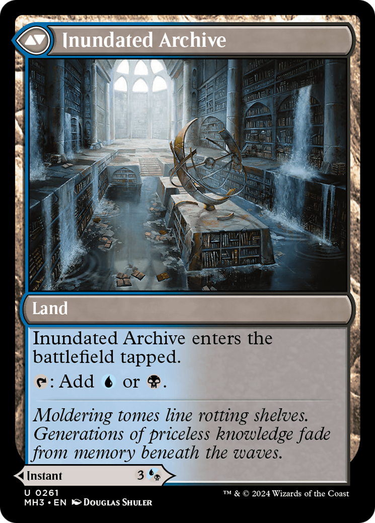 Waterlogged Teachings (MH3-261)  Foil - Modern Horizons 3