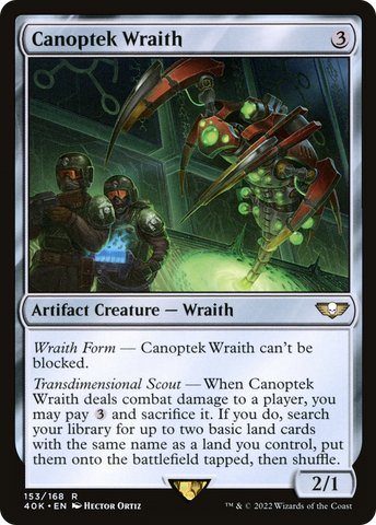 Canoptek Wraith (40K-153)  - Warhammer 40,000 Commander