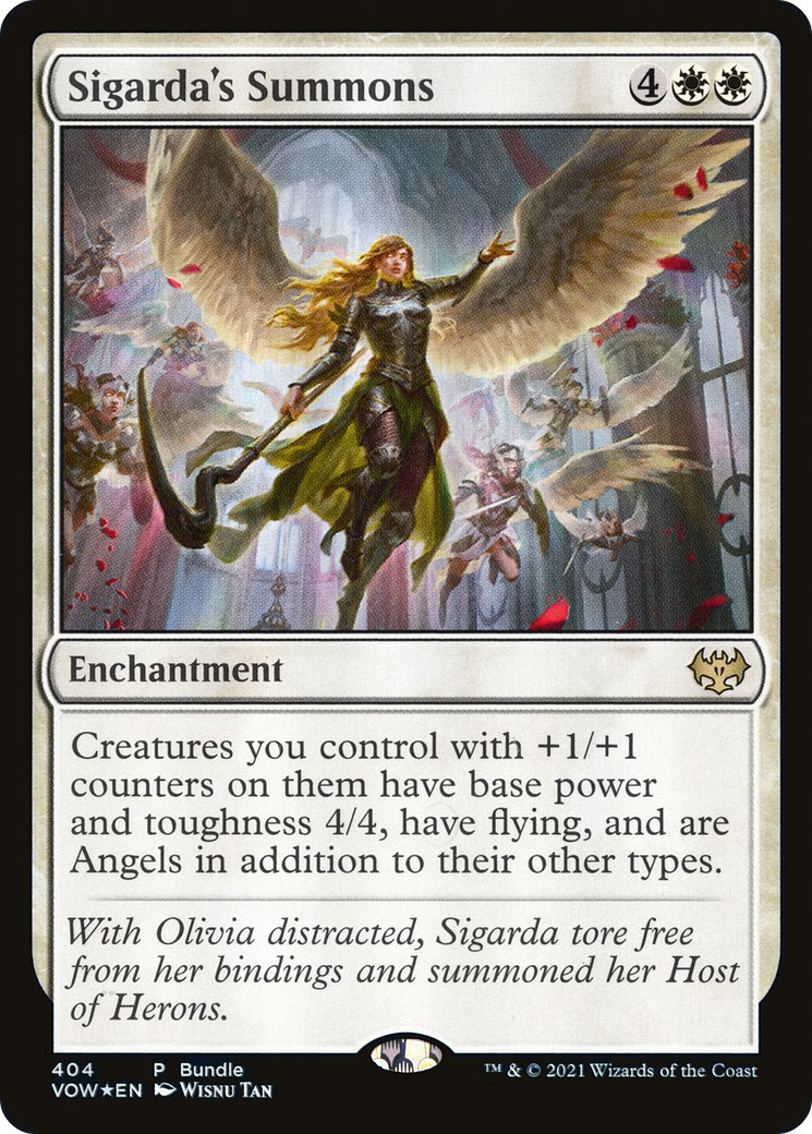 Sigarda's Summons (VOW) (UMP-404)  Foil - Innistrad: Crimson Vow