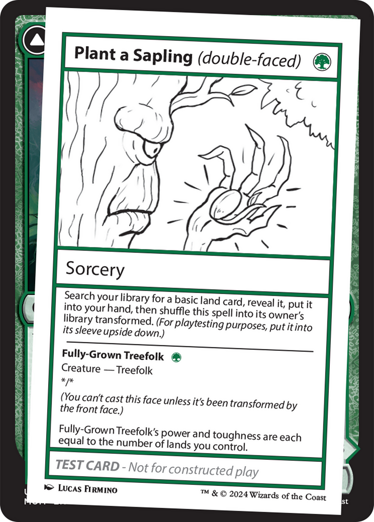 Plant a Sapling (double-faced) (MB2PC-)  - Mystery Booster 2