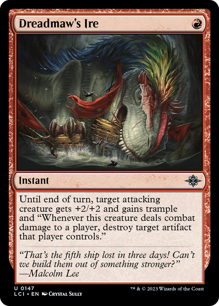 Dreadmaw's Ire (LCI-147)  Foil - The Lost Caverns of Ixalan