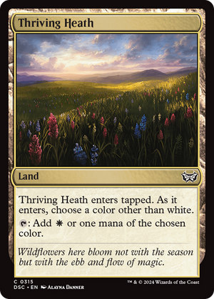 Thriving Heath (DSC-315)  - Duskmourn: House of Horror Commander