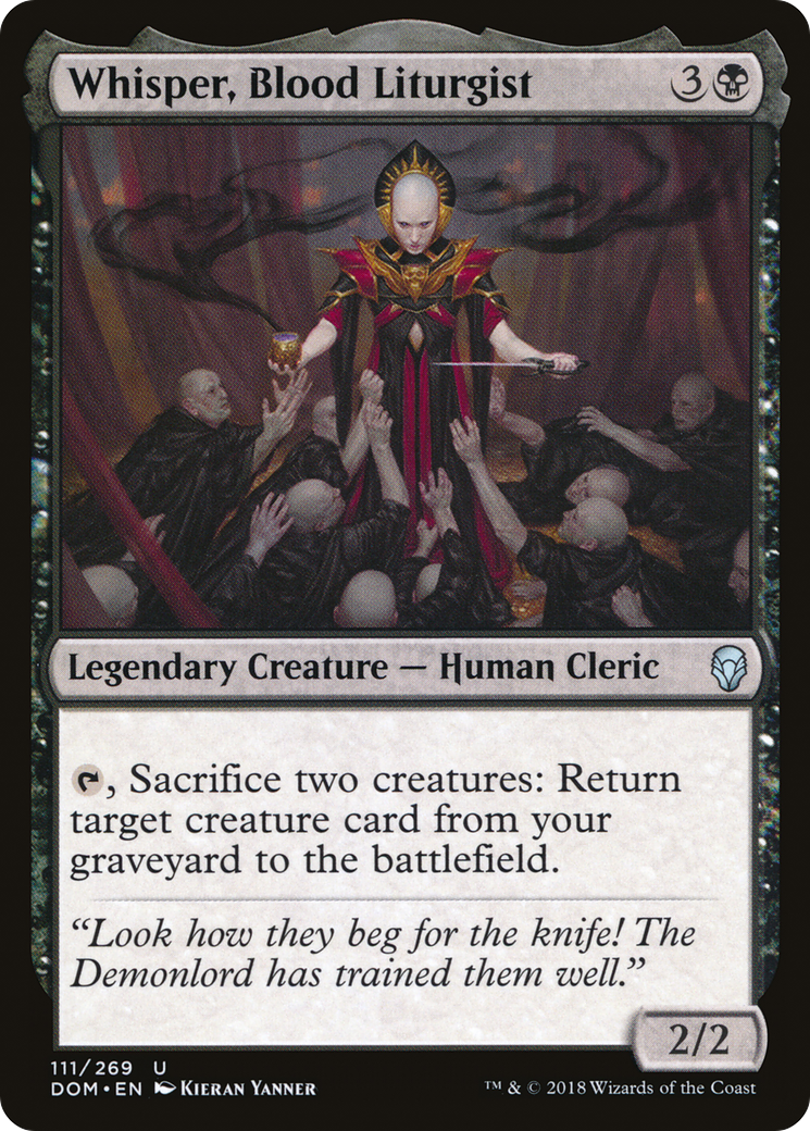 Whisper, Blood Liturgist (DOM-111)  - Dominaria