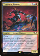 Tzaangor Shaman (Surge Foil) (40K-146)  Foil - Warhammer 40,000 Commander