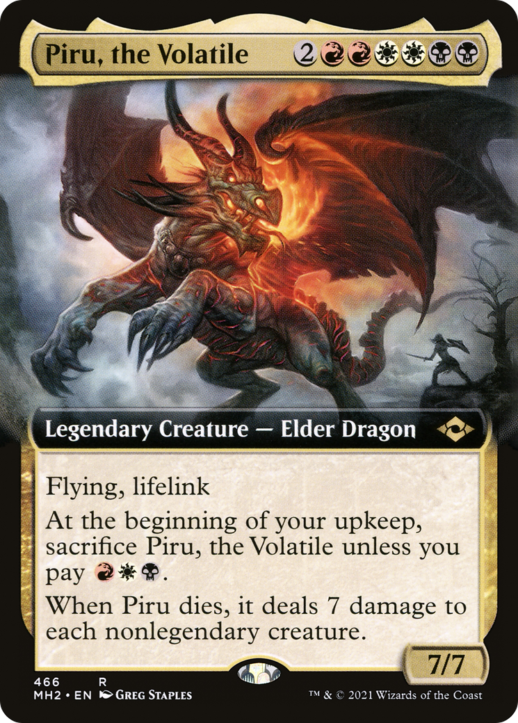 Piru, the Volatile (Extended Art) (MH2-466)  - Modern Horizons 2: (Extended Art)