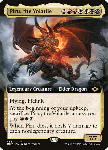 Piru, the Volatile (Extended Art) (MH2-466)  - Modern Horizons 2: (Extended Art)