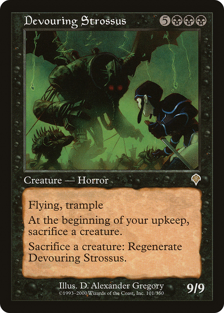 Devouring Strossus (INV-101)  Foil - Invasion
