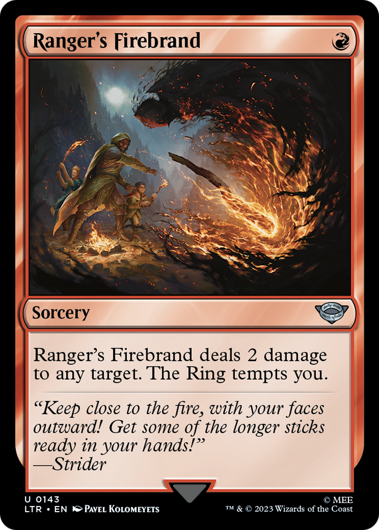 Ranger's Firebrand (LTR-143) - The Lord of the Rings: Tales of Middle-earth Foil