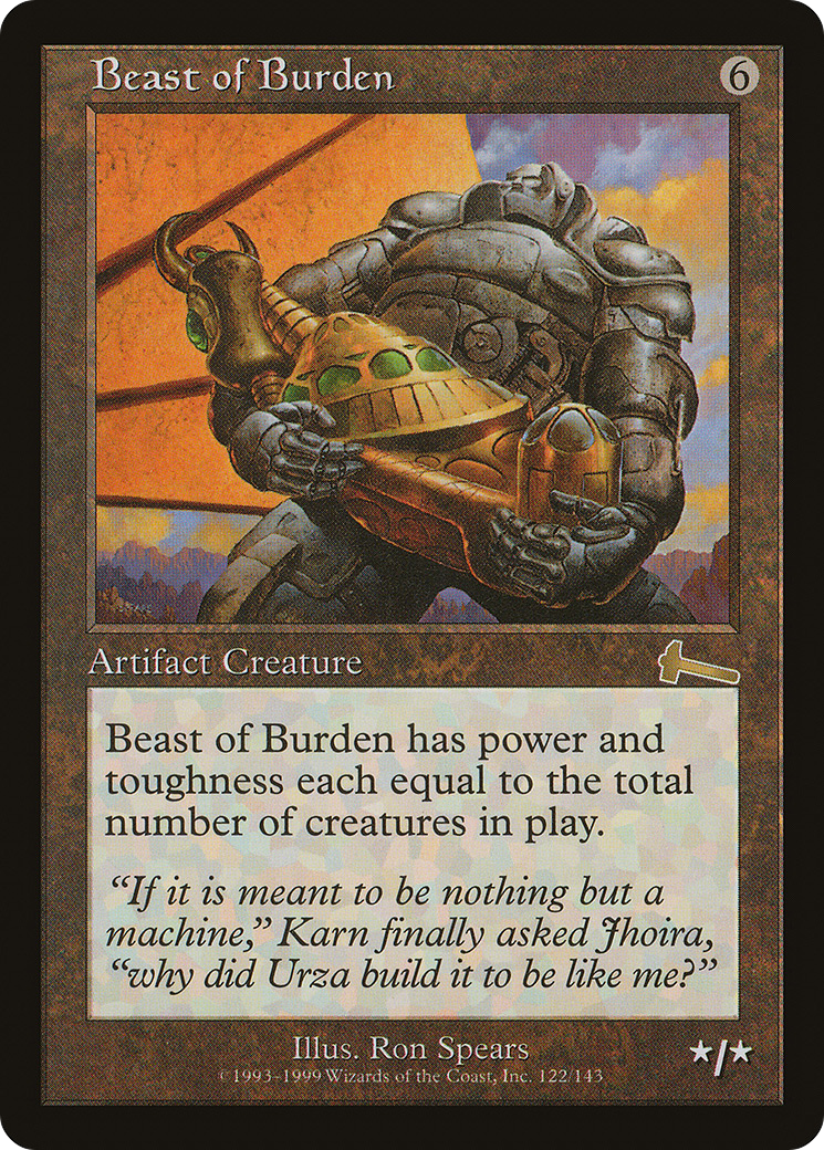 Beast of Burden (ULG-122)  Foil - Urza's Legacy