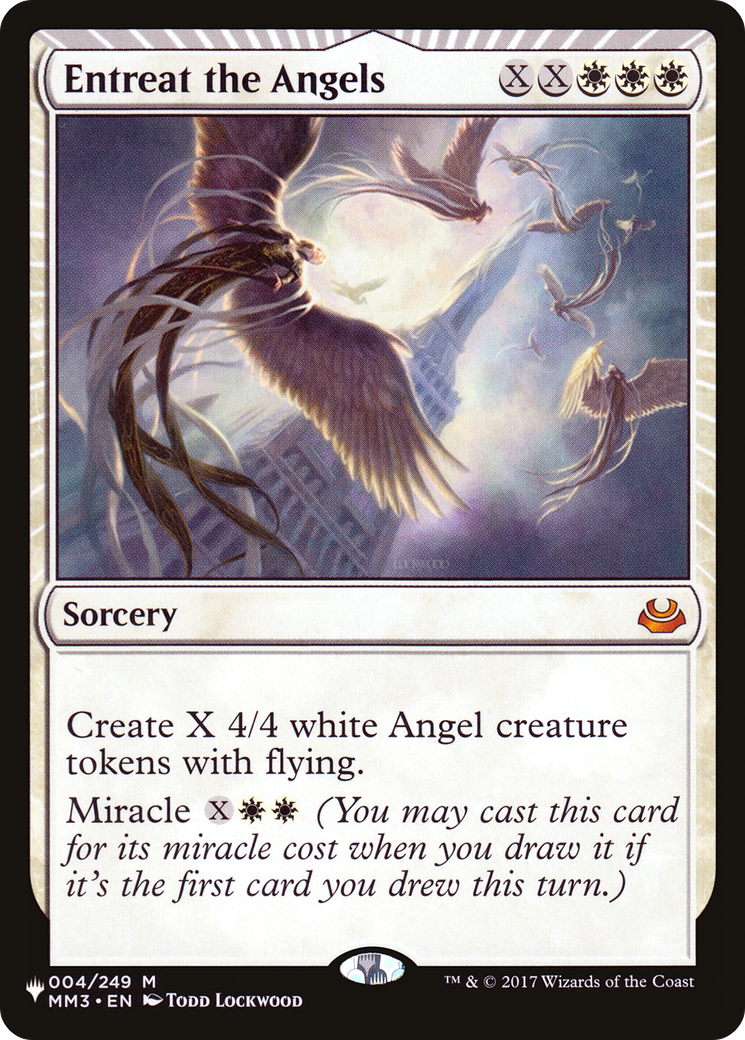 Entreat the Angels (MM3) (LIST-004/249)  - The List: (miracle)