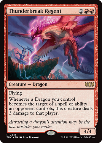 Thunderbreak Regent (TDC-241) - Commander: Tarkir: Dragonstorm