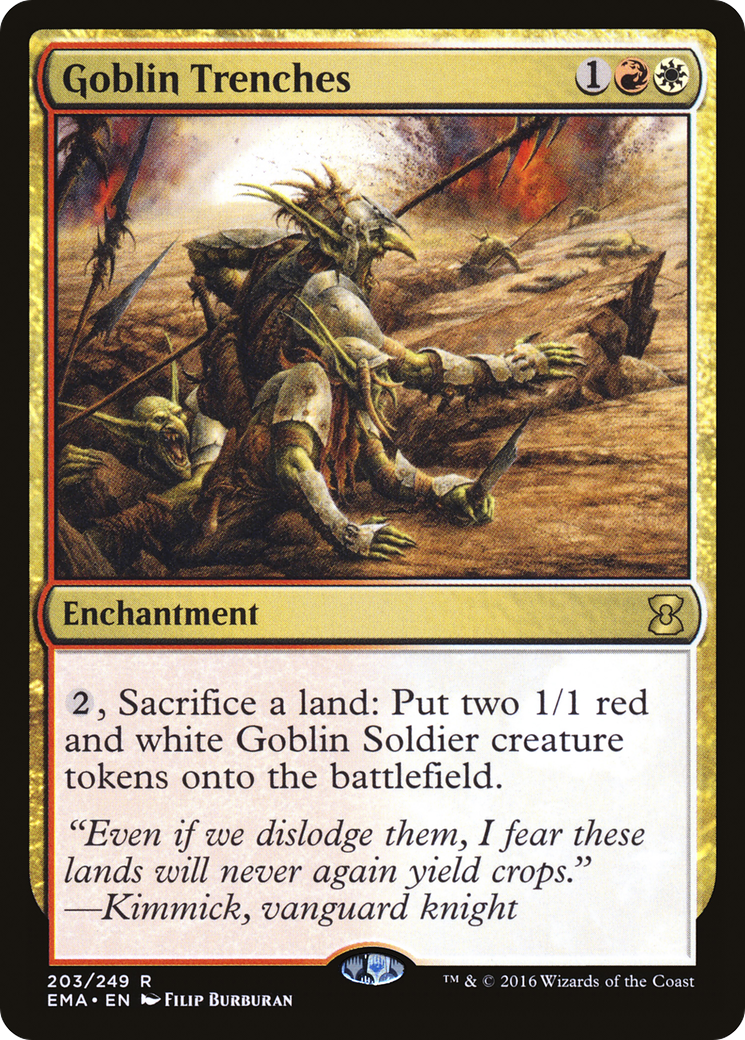 Goblin Trenches (EMA-203)  Foil - Eternal Masters