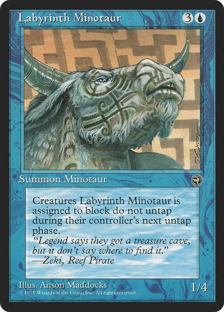 Labyrinth Minotaur [Version 2] (HML-030)  - Homelands