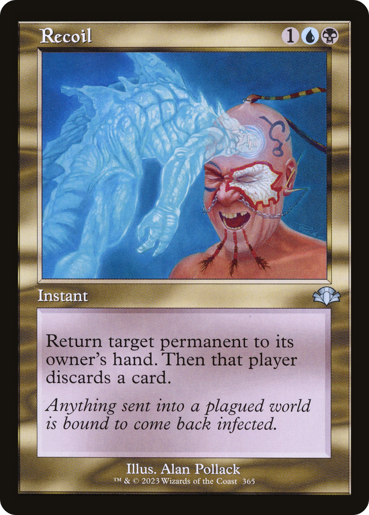 Recoil (Retro Frame) (DMR-365)  Foil - Dominaria Remastered